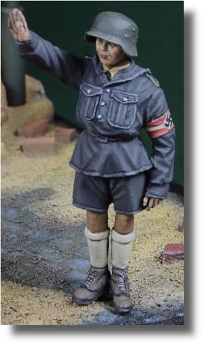 Figurine allemande HJ Child 1945 D-Day DD35233 en résine 1/35 pour diorama