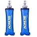 TRIWONDER TPU Soft Folding Water Bottles BPA-Free Collapsible Flask for Hydration Pack - Ideal for Running Hiking Cycling Climbing (250ml/8.45oz - Pack of 2)