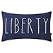 TRENDIN 4 lipca poszewka na poduszkę 30 x 50 cm patriotyczny znak wolności amerykańska dekoracja rustykalna dekoracja domu dekoracyjna podłużna poszewka na poduszkę na sofę kanapę, niebieska PL874TR