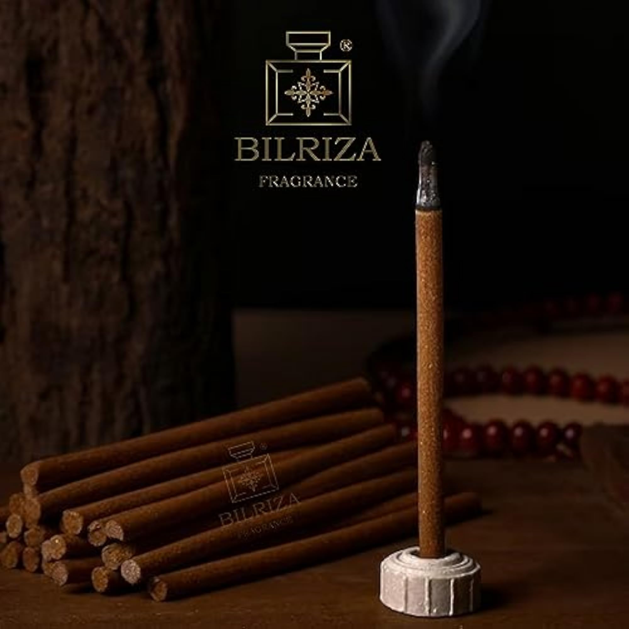 Kewda Bambooless Incense Sticks, Long Lasting with Dhoop Holder