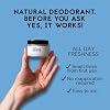 The Natural Deodorant Co, Gentle Deodorant Cream Coconut & Shea 55g, Aluminium Free, Plastic Free, Sensitive Skin
