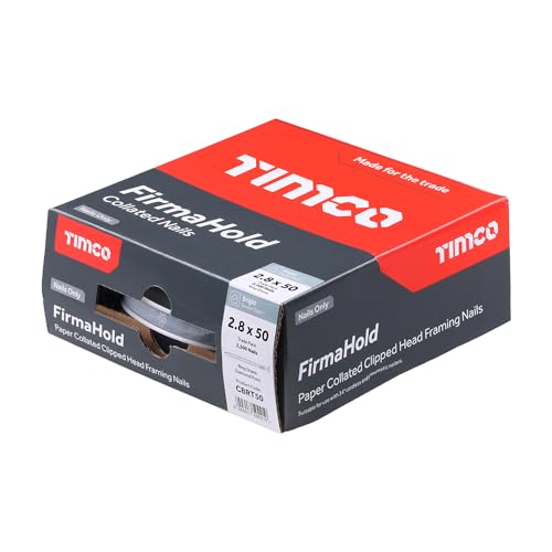 Image of Firmahold Gun Nails Without Gas Framing fit Paslode IM350 + 50mm 63mm 75mm 90mm (Bright - 3.1x75-2200 pcs)