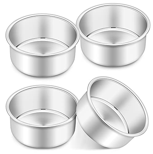 Deedro Mini-Kuchenform-Set, 10.2 cm, 4 Stück Cover
