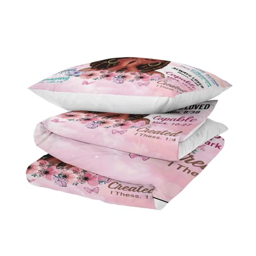 TRENDYNEST Kids Comforter Sets, Full Size, Pink White by TRENDYNEST - Image 9