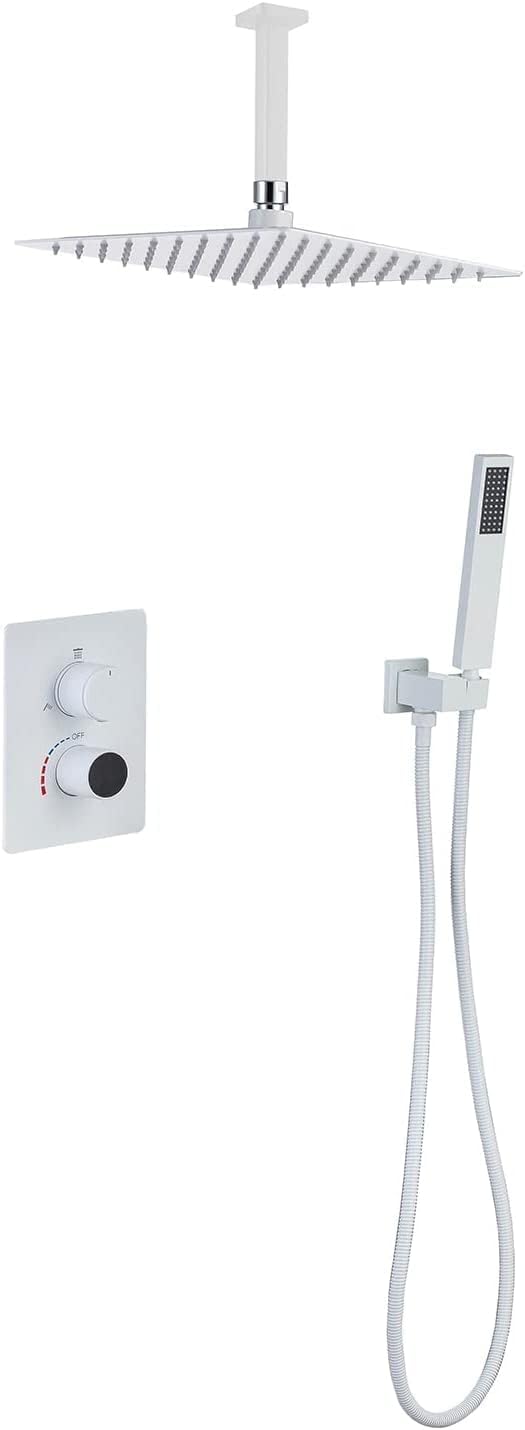 Shower System Digital Display Shower Faucet Set Brass Concealed Sh