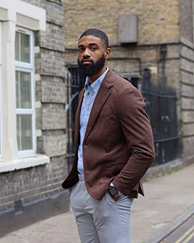 Men Blazer Jacket Christmas Blazer Mens Corduroy Blazer Jacket Mens Blazers And Sport Coats Burgundy Suit Men #TOP7