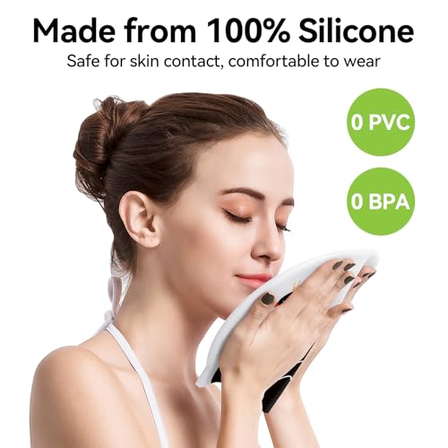 COPOZZ Silicone Swim Cap, Swimming Cap for Women, Non-Slip & Comfortable for Long or Short Hair, Protect Hair and Ear from Irritation