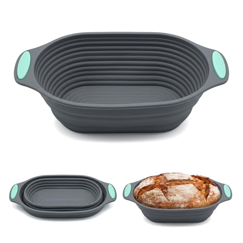 Ovale siliconen rijsmandjes, ovale rijsmandjes, broodrijsmandjes