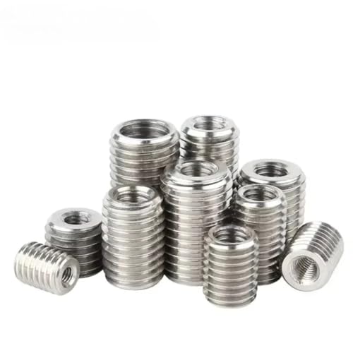 �C���T�[�g�X���[�u�R���o�[�^�i�b�g�J�v���[ M2-M20 304 �X�e�����X�|�����O���l�W�A�_�v�^�[�˂��i�b�g�n�[�h�E�F�A�ڑ��C���Œ�p(Length 10mm,M6-M14 (5pcs))