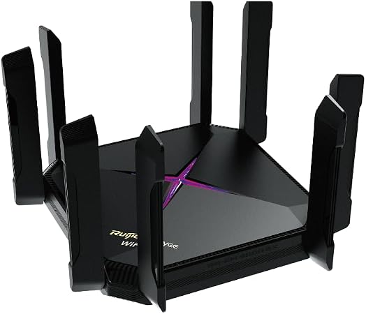 Ruijie Reyee RG-EW6000GX Wi-Fi 6 AX6000 Dual-Band Mesh Router, 6000 ...