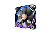 Thermaltake Riing 14 RGB Series High Pressure 140mm Circular LED Ring Case Radiator Fan CL-F043PL14SW-A