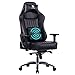 KILLABEE Big and Tall 400lb Memory Foam Gaming Chair - Adjustable Tilt, Back Angle and 3D Arms Ergonomic High-Back Leather Racing Executive Computer Desk Office Chair Metal Base, Black