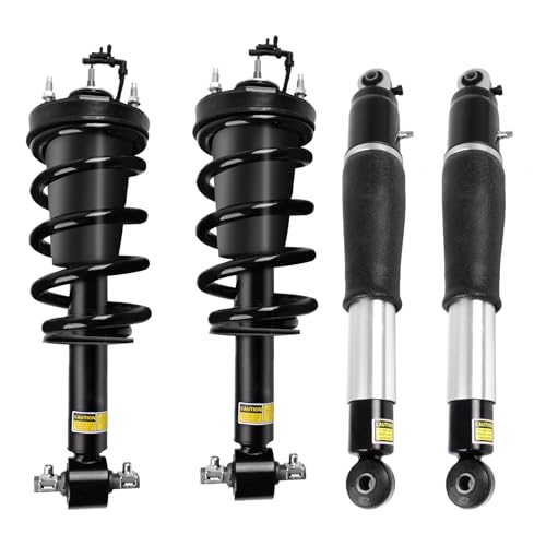 4PCS Front & Rear Shock Absorber Strut Assemblies w/Magnetic 2015-2020 Cadillac Escalade ESV, for Chevy Suburban Tahoe Silverado, for GMC Yukon XL Sierra 1500, Replaces 84176631 84176675