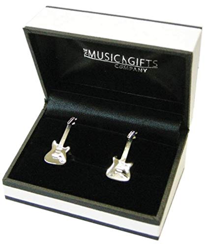 PENDIENTES - Music Gift Cufflinks Electrc Guitar