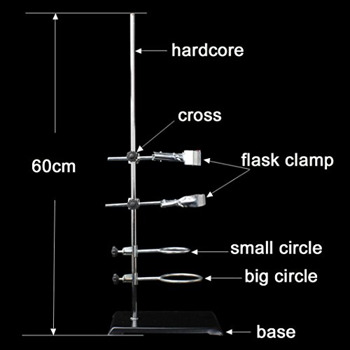 New 1000Ml Lab Distillation Apparatus Essential Oil Pure Water Distiller Glassware Kits W/Electric Heater Lifts #TOP7