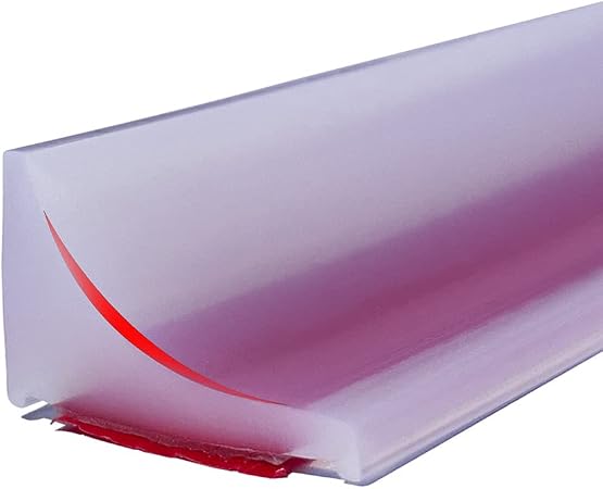 Silikon Duschschwelle Selbstklebend – Wassersperre Für Dusche & Bad, 200 Cm Lang, 3 Cm Hoch, Grau