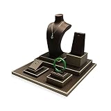 Jewelry display stand Jewelry Bust Display Holder/Necklace Bust Large Combination Necklace, Ring, an