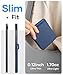 Vihibii for Samsung Galaxy Z Flip 7 Case Slim with Rugged Hinge Protection & Outer Screen Protector & Non-Slip Texture, Durable Shockproof Protective Cover Phone Case for Galaxy Z Flip 7 5G 2025, Blue