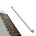 Silver Stairs Against The Wall Handrail-Complete Tool Kit, Corridor Support Rod Anti-Slip Handrails, Length 100～600cm (Size : 200cm)