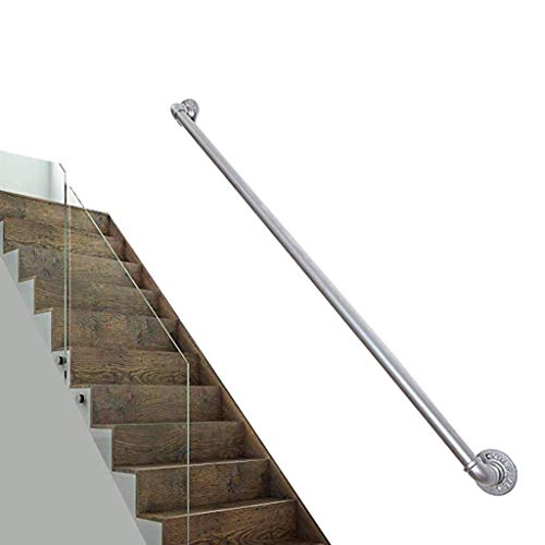 Barres de support de couloir anti-dérapantes argentées de 350 cm contre le risque de chute - 5