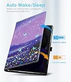 TiMOVO Obrotowe etui kompatybilne z Samsung Galaxy Tab A11+/A11 Plus 11" 2025 SM-X230/‎X236/‎‎X238, obrotowa podstawka 90 stopni, obsługa automatycznego wybudzania i uśpienia,Motyl i Gwiazdy na Niebie