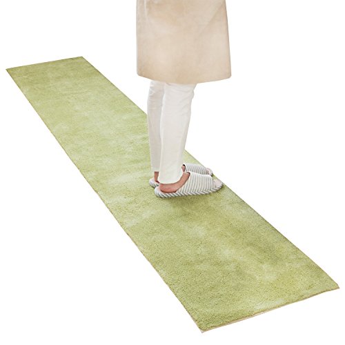 オカ 乾度良好Dナチュレ ロングマット グリーン 約50cm×270cm