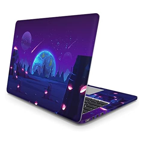 Sticker Master Earth View At Night From Alien Planet Laptop Vinyl Sticker Skin Cover 13 14 15 Inch Notebook Decal for MacBook Asus Acer Hp Lenovo Huawei Dell Ms Toshiba 13 inch (34x24 cm) Cover