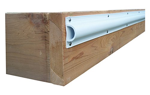 Dock Edge +D PVC Profile Dock Guard, White, 16 