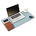 Produktbild ARNTY Schreibtischunterlage Leder,Groß Laptop Tischunterlage Schreibtisch Unterlage,Ultradünnes Schreibtischmatte aus PU-Leder,Desk Mat für Büro-oder Heimbereich (Blau&Grau, 90 * 43cm)