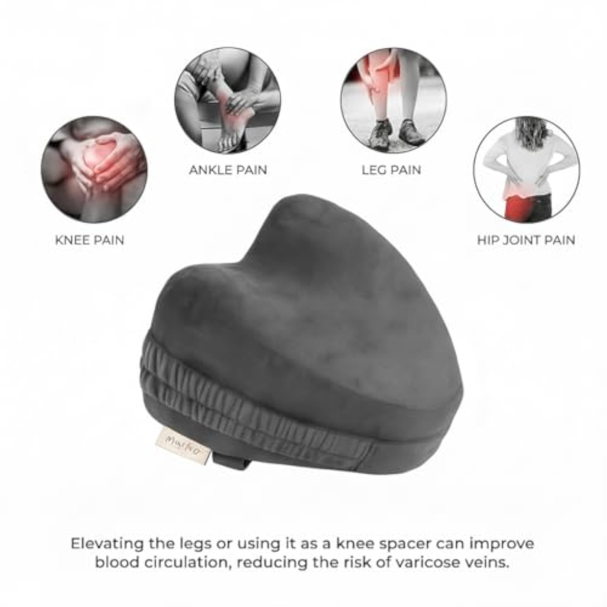 Orthopedic Memory Foam Knee Pillow for Side Sleepers