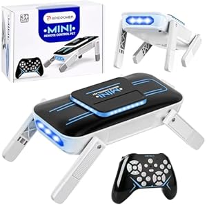 Smart Robot Dog – Interactive STEM Pet with Touch Sensors, 30+ Actions & Glowing Blue LEDs, RC Robot Toy for Kids Ages 3 and Up