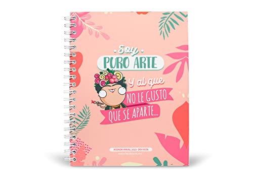 Agenda 2023 Semana vista, Soy Puro arte - Missborderlike Cover