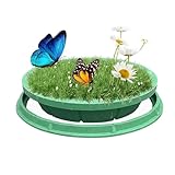Vaso decorativo in resina per fioriere, facile accesso e manutenzione, telaio e coperchio, ideale per scuole, parchi, giardini, rotondo 50 cm