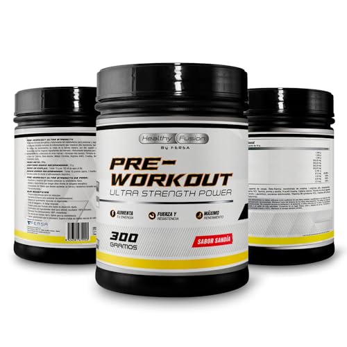 Potente Pre-Workout | Máxima energía, fuerza y musculación | Bebida Pre Entrenamiento con Beta Alanina, Creatina, Citrulina, Betaina, Arginina | Mejora el rendimiento muscular | 300gr Sandía - Imagen 6