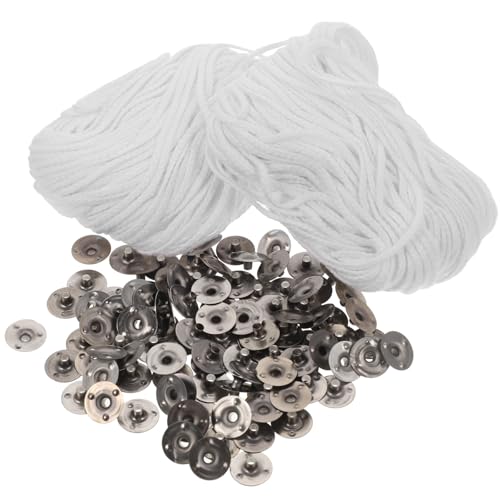 Set 3 piezas de mechas trenzadas de algodón 61m Hemoton