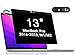 for MacBook Pro 13 inch Privacy Screen Protector Filter, Magnetic Installation, Webcam Cover, TPU Keyboard Cover, (for MacBook pro 13 inch(2016~2019) New Air 13 inch)