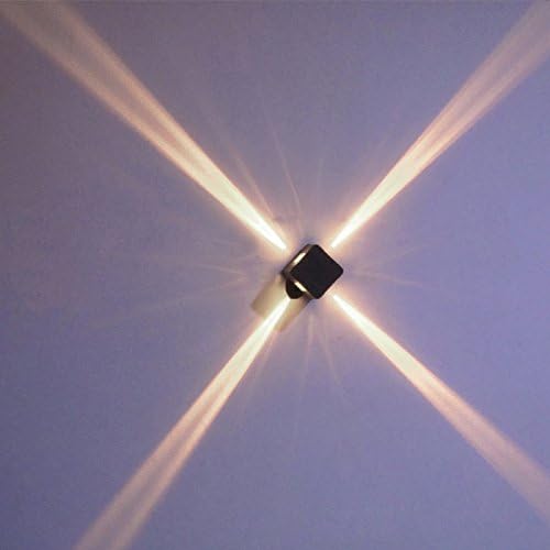 3W LED Outdoor Exterior Light Waterproof Wall Sconce Fixture La...