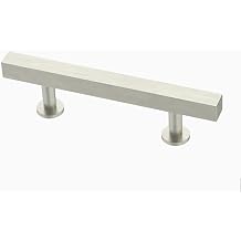 Brainerd P37333W-SS 3" Stainless Steel Square Bar Cabinet Pull