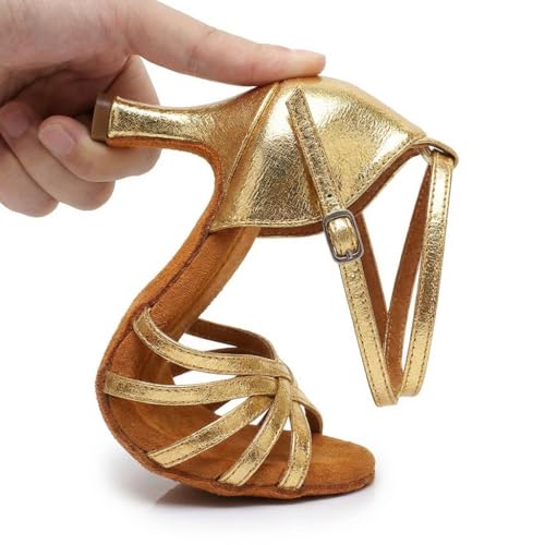 Image of MSMAX Women's Practice Ballroom Dancing Shoes Indoor Performance Latin Dance Shoes for Woman