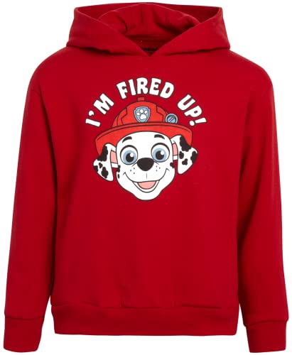Nickelodeon Baby Boys  Paw Patrol Sweatshirt - Fleece Chase & Marshall Hoodie (2T-7), Size 2-3T, Marshall Red