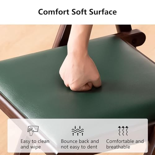 Chaise pliante en bois avec coussin rembourré et structure nomade - 6