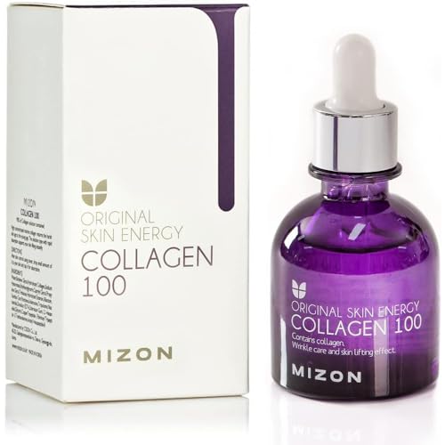 [Mizon] Kolagen 100 (30ml) intensywna pielęgnacja przeciw zmarszczkom, drobnym zmarszczkom i wszystkim oznakom starzenia, łatwo wchłaniająca się dzięki naturalnym składnikom (Collagen 100)