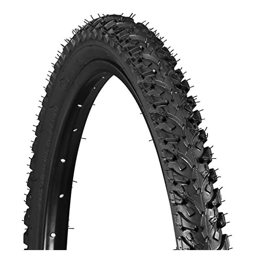 Schwinn Replacement Bike Tire, Mountain Bike, 26 x 1.95-Inch , Black with Carbon Steel Bead