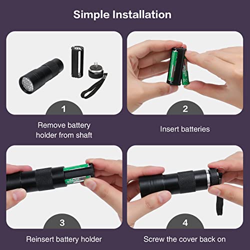 Cosoos 2 Pack Uv Flashlights thumb #6
