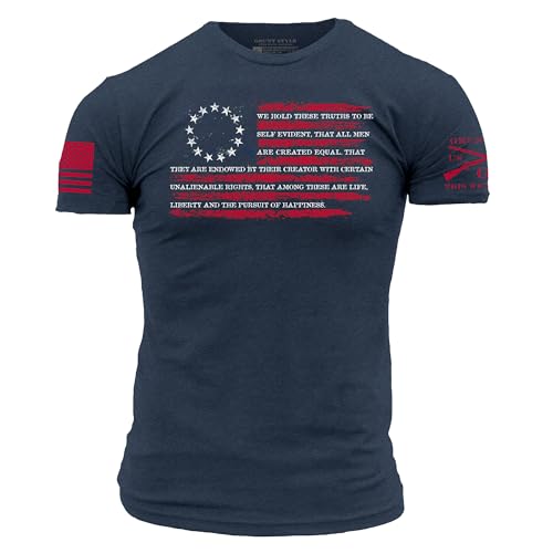 Grunt Style Declaration Mens T-Shirt - (Midnight Navy Large)