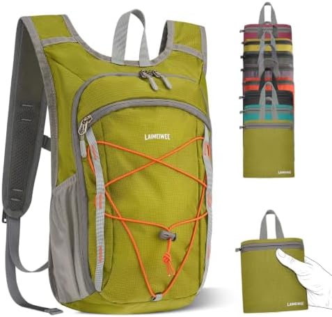 13L Mochila Plegable Ultraligera, Ahorra-espacio Mochila Viaje