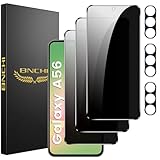 BNCHI 3 Stück für Samsung Galaxy A56 für Panzerglas Sichtschutz und 3 Stück Kameraschutz, 28° Anti-Spy, Anti Fingerabdruck, Bläschenfrei 9H Full Screen Displayschutzfolie