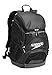 Speedo Large Teamster Backpack, Black/Black, 35-Liter