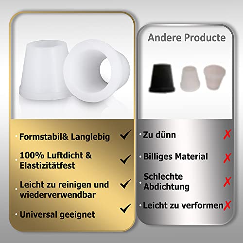 DFESKAH Shisha Kopfdichtung, 9er Set Hookah luftdichte Silikon Dichtung an der Wasserpfeife Rauchsäule für Tabakkopf… – Bild 7