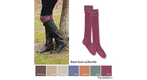 Noelle Boot Sock with Buckle